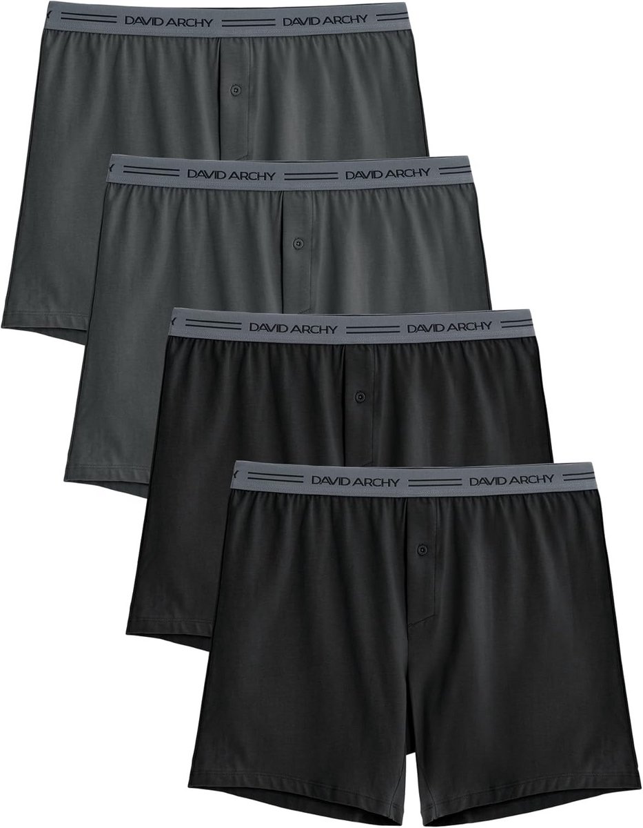 Heren Boxershorts Katoen Elastische Tailleband Ademend Comfortabel Ondergoed