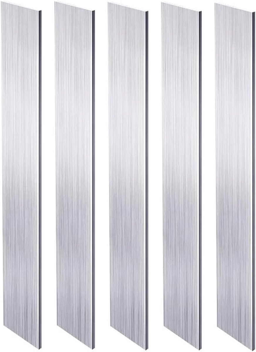 5x Aluminium Platte Stang 0,3x2,5x25 cm - Sterk 6061 Aluminium Profiel