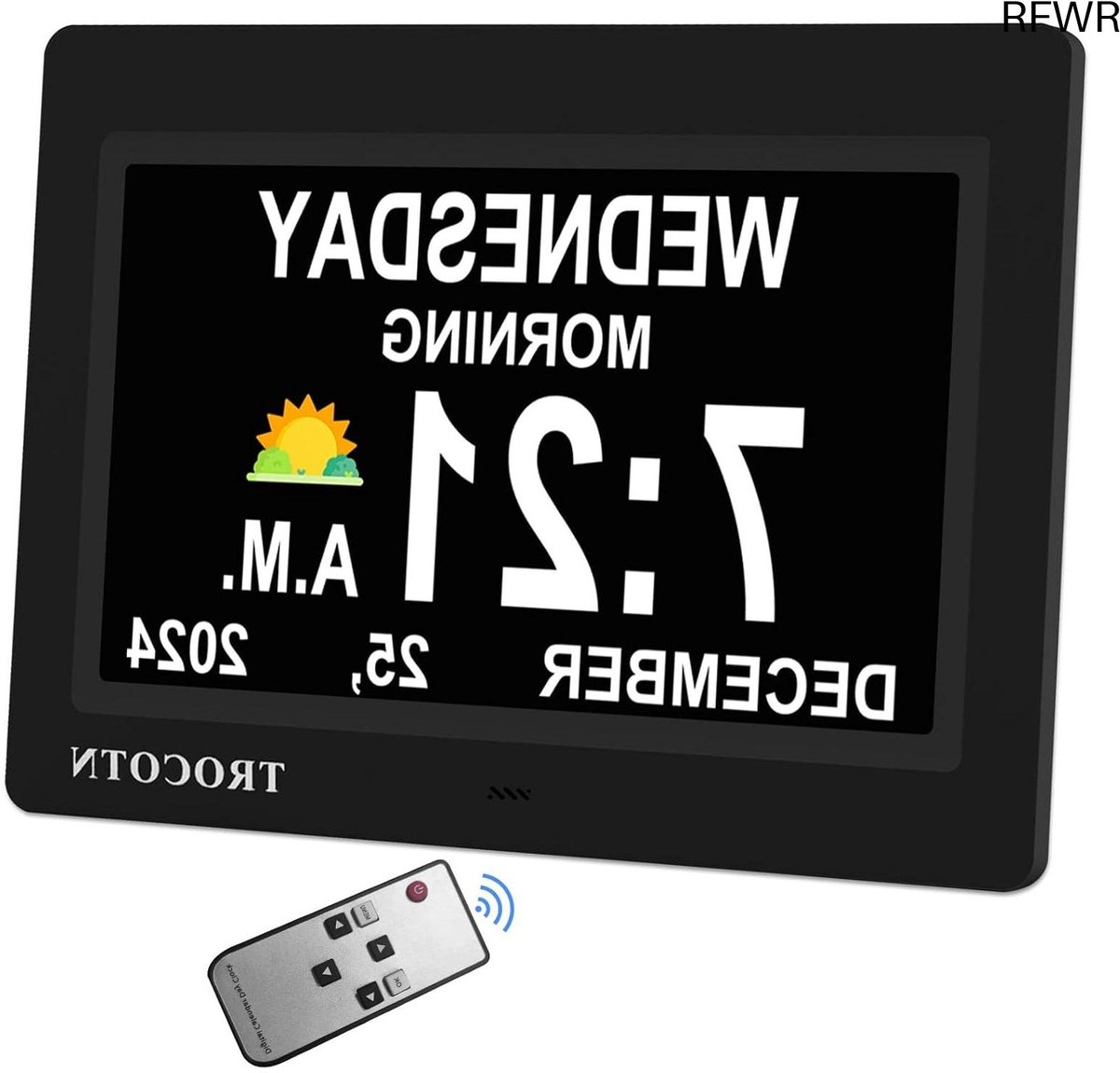 Dementieklok - Digitale Wekker - Digitale Klok - Accessoire