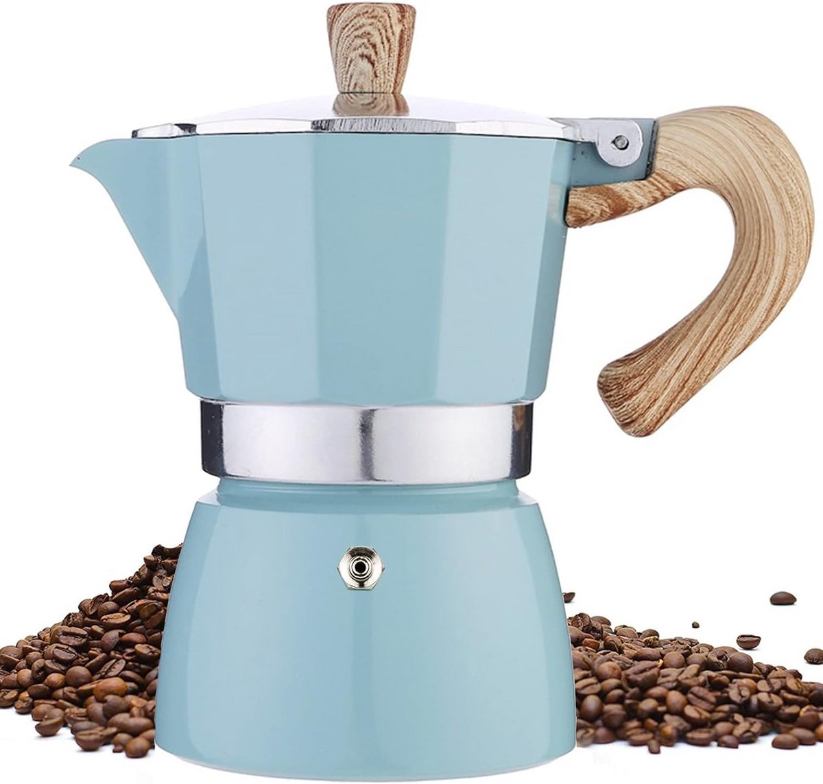 Italiaanse Koffiezetter voor Espresso op Gasfornuis