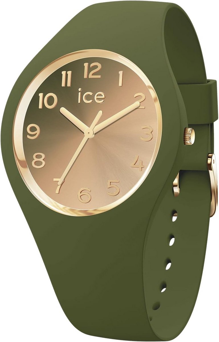 Olijfgroen Horloge met Stijlvol Design