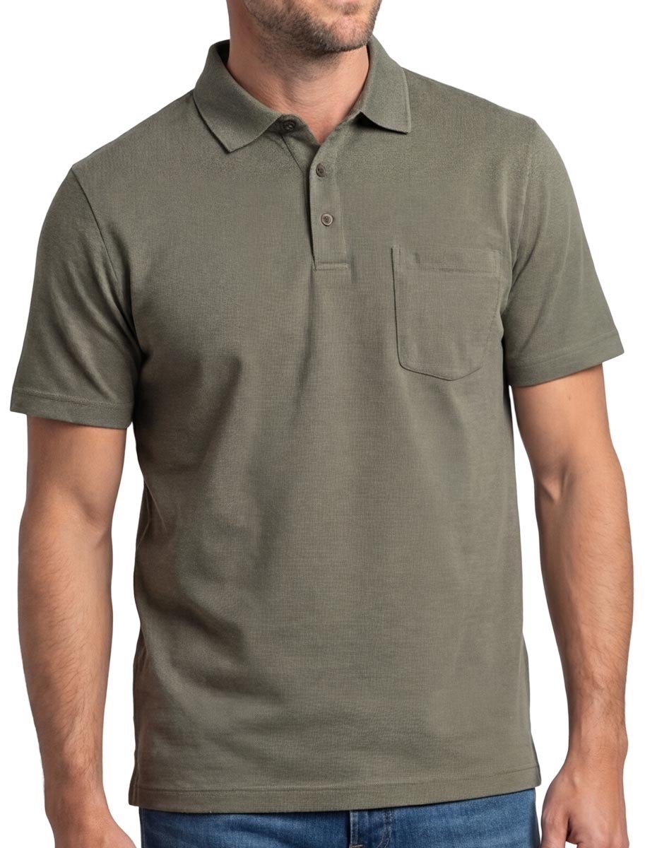 RAGMAN Heren poloshirt Basic