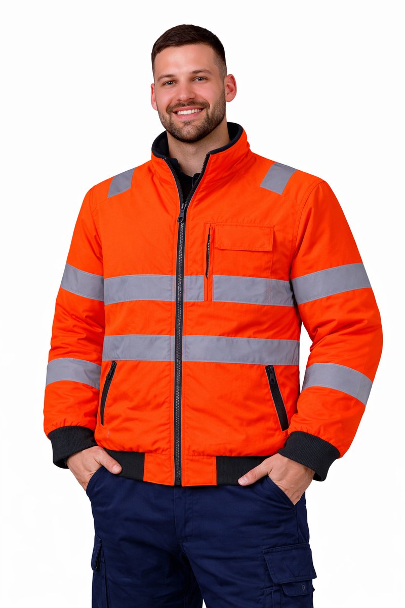 Pilotjas Helly Hansen Alta 71371 – High Visibility Oranje – 2XL – Reflecterend – Gevoerd – EN ISO 20471