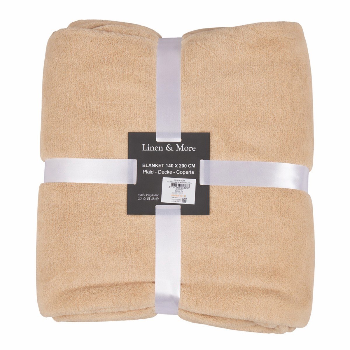 Linen & More Plaid Marmaris Beige 140x200cm