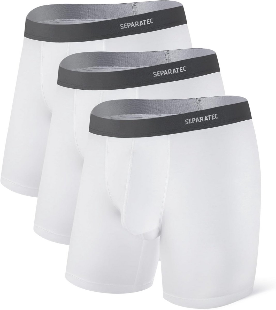 Heren Boxershorts 4-Pack Ademend Dubbelzak Ontwerp Bamboe Rayon