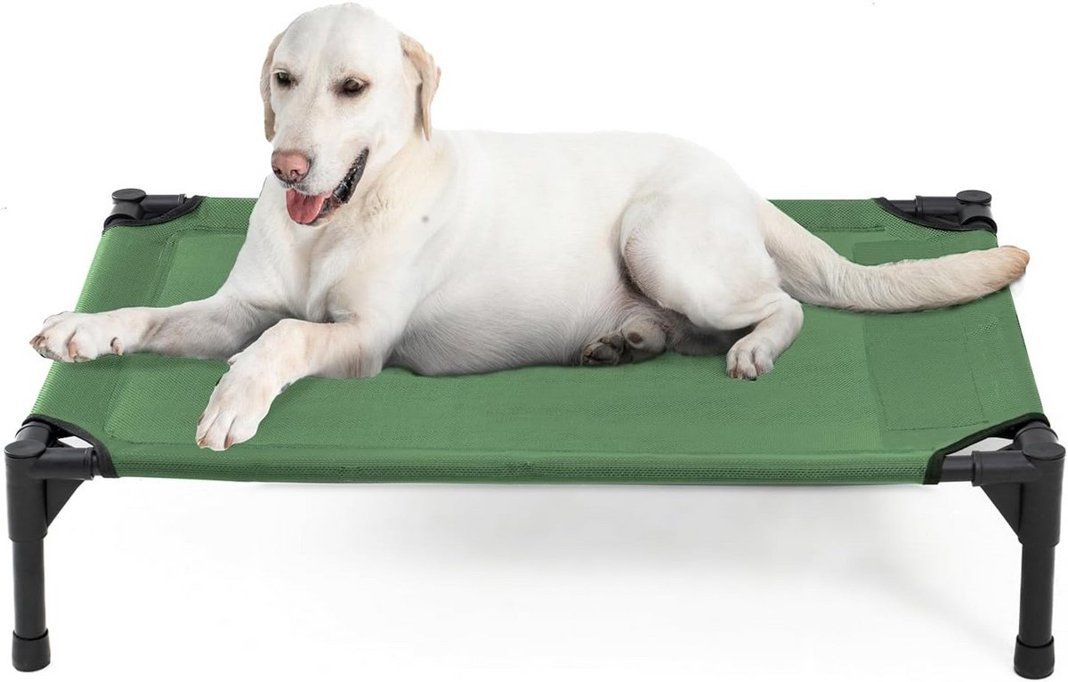 Verhoogd Hondenbed voor Grote Honden tot 150 lbs – Binnen en Buiten Gebruik