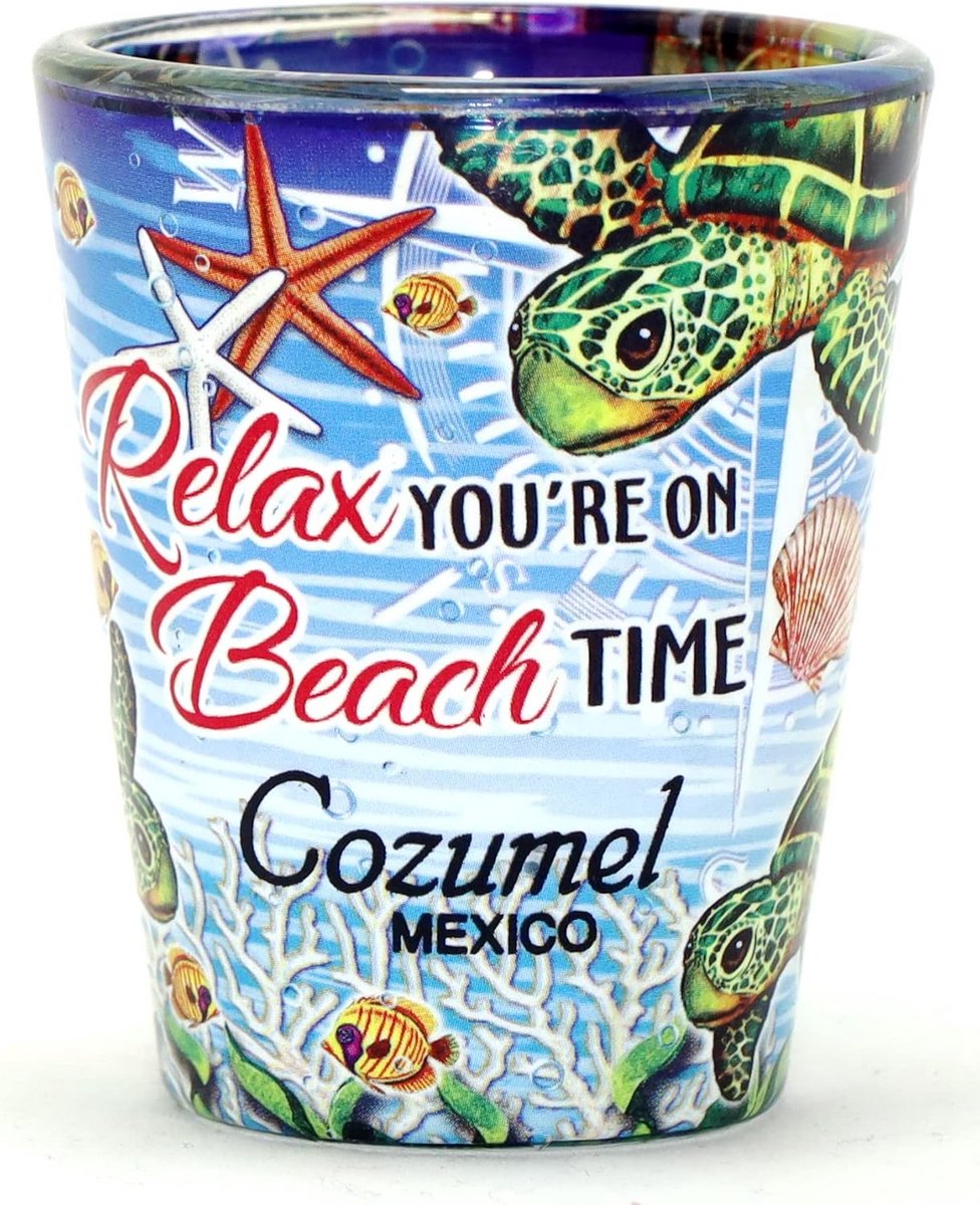Mexico Cozumel Schildpad Shotglas Souvenir