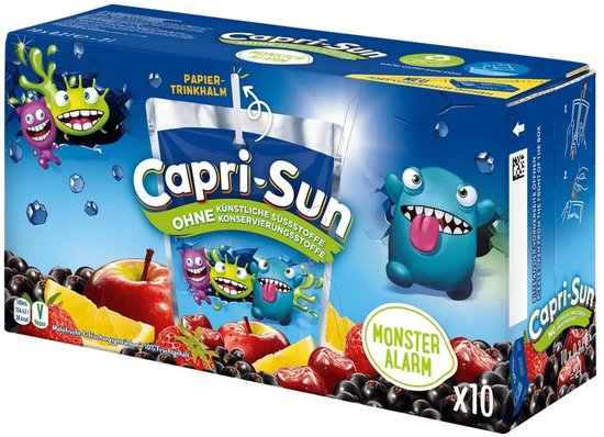 Capri Sun Monster Alarm Zero Pouch 40x 200ml Bol capri-sun-monster-alarm-zero-pouch-40x-200ml-bol