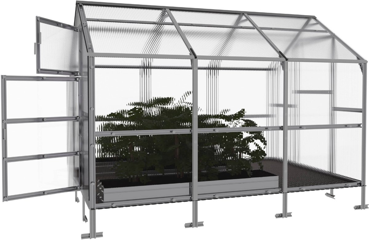 Klasika Polycarbonaat tuinkas 2,35x3m 7,05m² Bernard