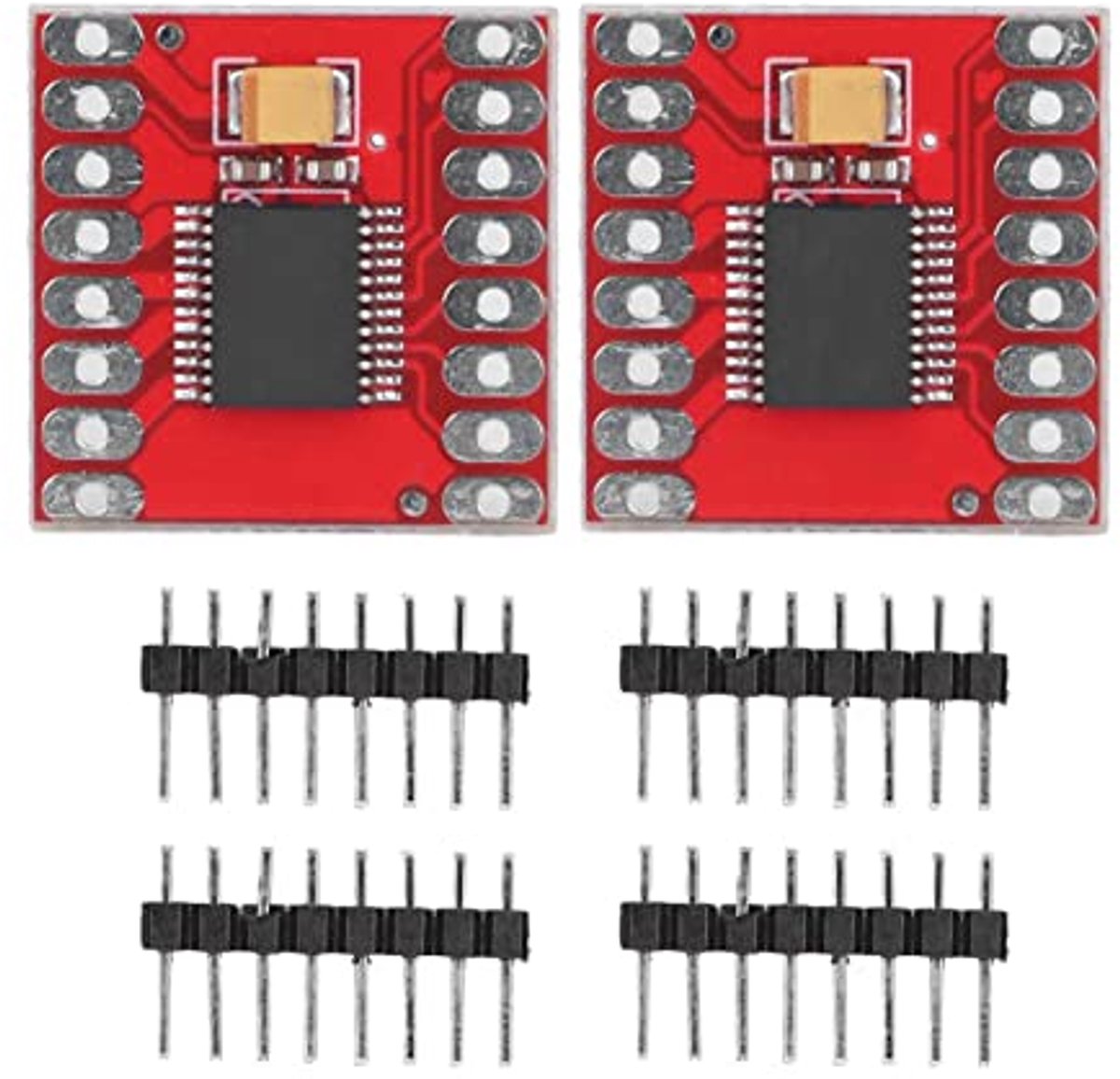 Motor Drive Module - Dubbele Driver Board H Bridge - Compact 21 x 21 Mm