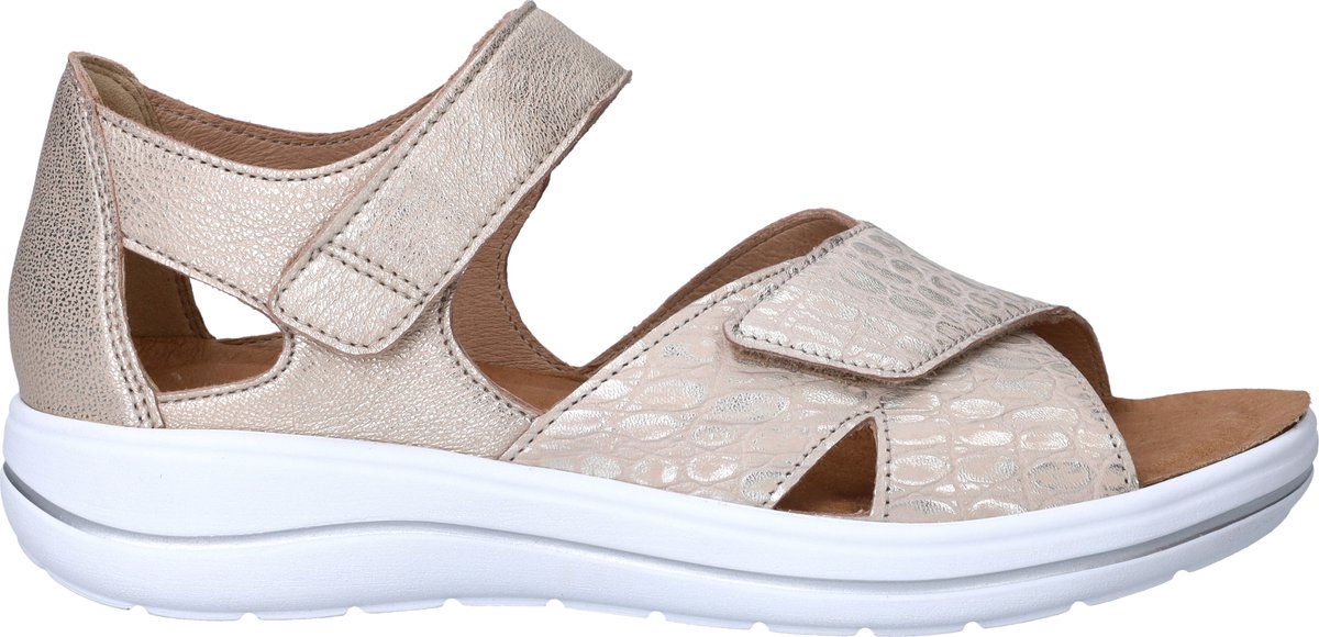 Hartjes Pop Sandale Sandalen Plat - Goudkleur - Maat 41