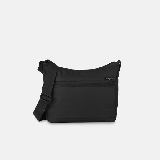 Hedgren Harpers Sac bandoulière femme avec protection RFID – Taille moyenne – Noir