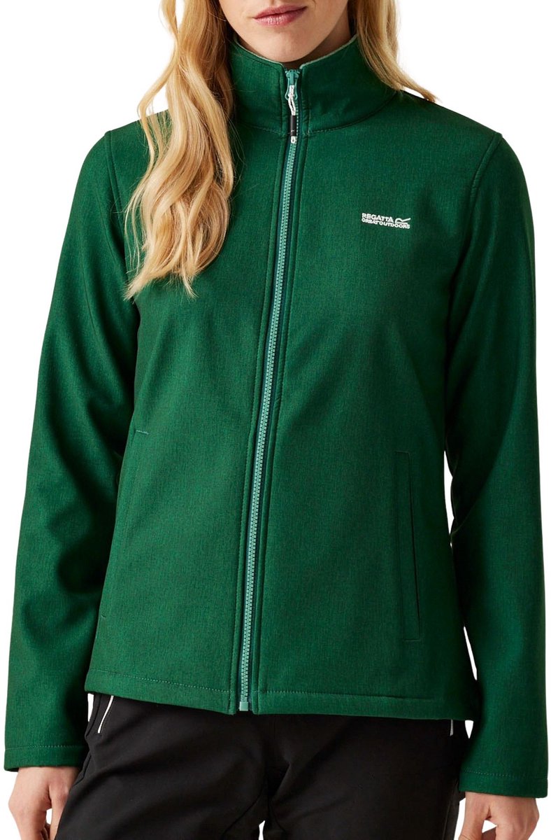 Regatta Connie V Softshell Jas Dames Donkergroen