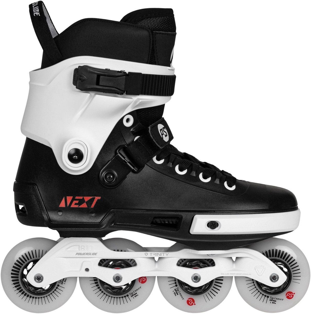 Powerslide Next Core 80 Skates Senior Zwart