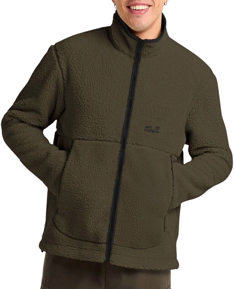 Jack Wolfskin Stone Lite Fleecejack Heren Donkergroen