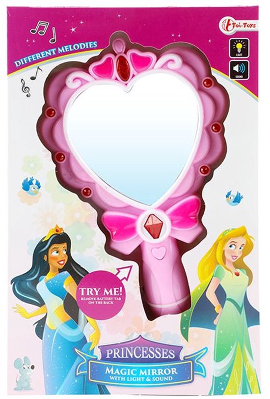 Toi-toys Magische Spiegel Prinses of Prinses friends Met Licht En Geluid Roze — afbeelding 5