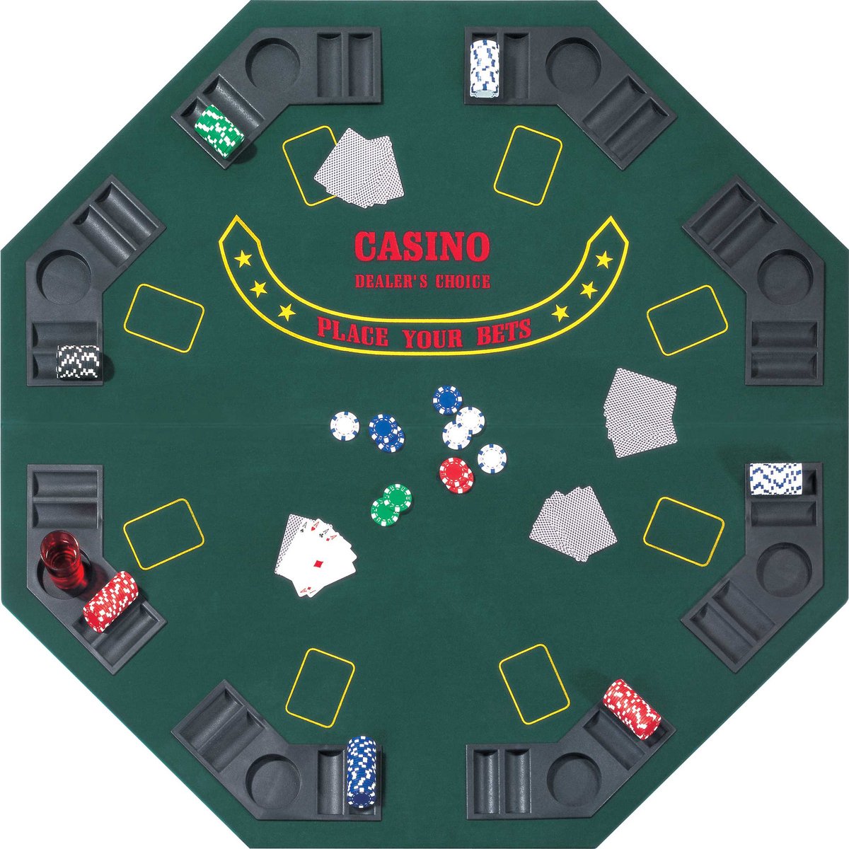 Poker top vouwbaar Octangle