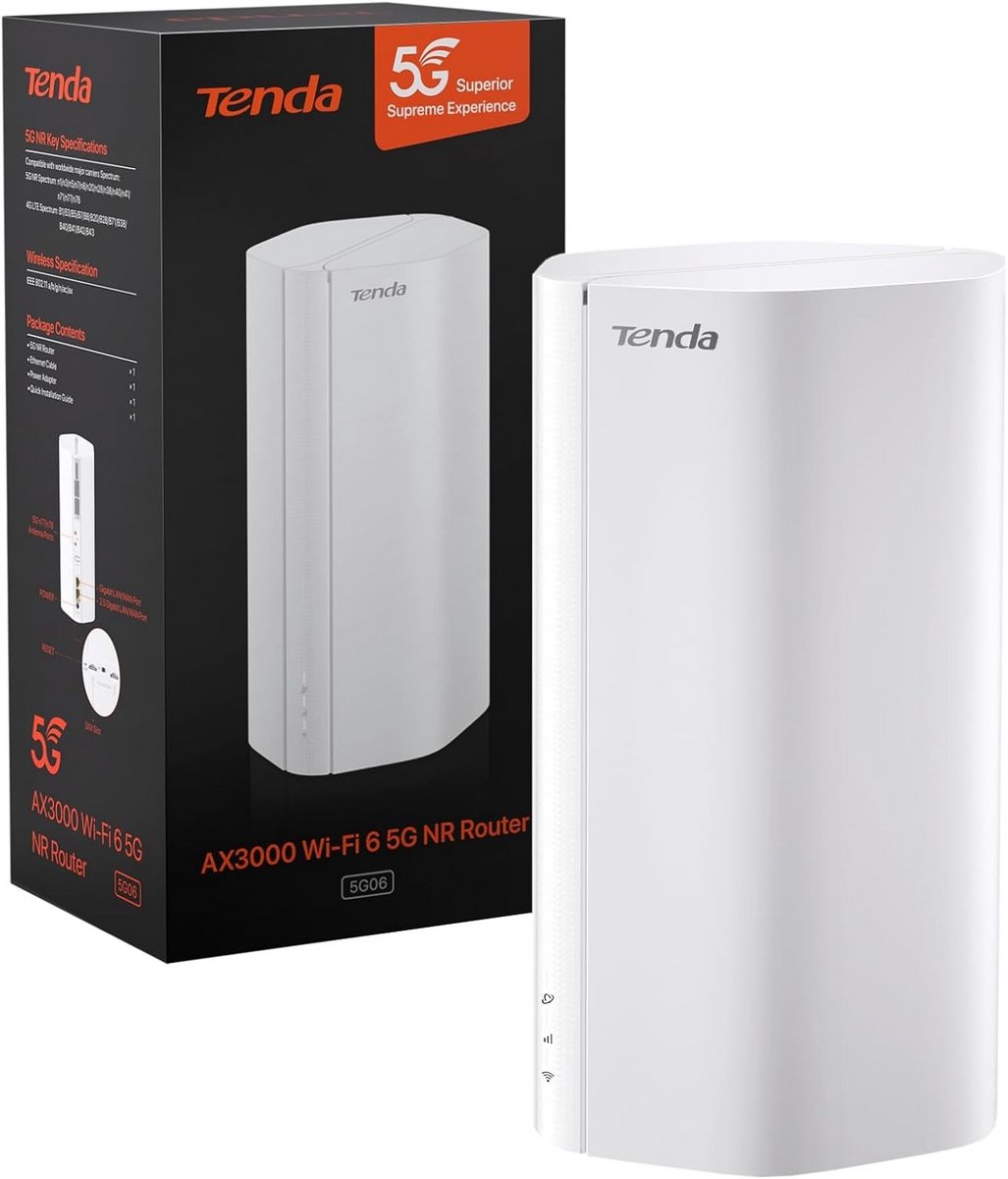 Krachtige 5G WiFi 6 Router met Dual SIM en 2.5G Poort
