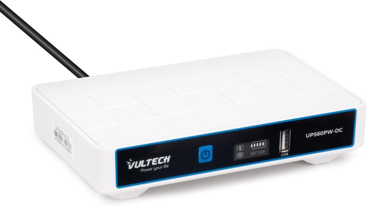 Mini UPS Draagbare Noodstroomvoorziening 6000 mAh voor Router Modem Camera