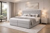 Boxspring Waalwijk Compleet van DER Bedding - OP MAAT & Verkrijgbaar in veel diverse kleuren! - 180x200