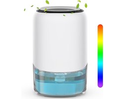 Zyrex® Luchtontvochtiger Slaapkamer - Luchtontvochtiger - Luchtreiniger - 1100ml - Wit - 16cm x 16cm x 24cm
