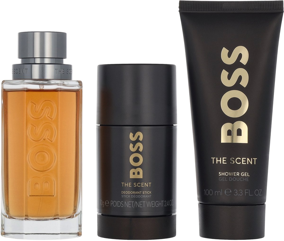 Hugo Boss The Scent Eau de Toilette spray 100 ml + Deodorant stick 75 ml + Douchegel 100 ml Cadeau Set – foto 8