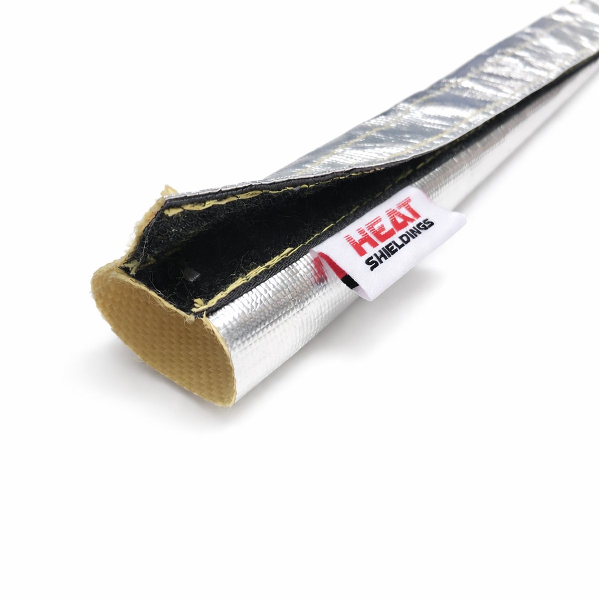 1 meter | ø 40 mm | Hitte reflecterende kevlar isolatiekous - klittenband sluiting