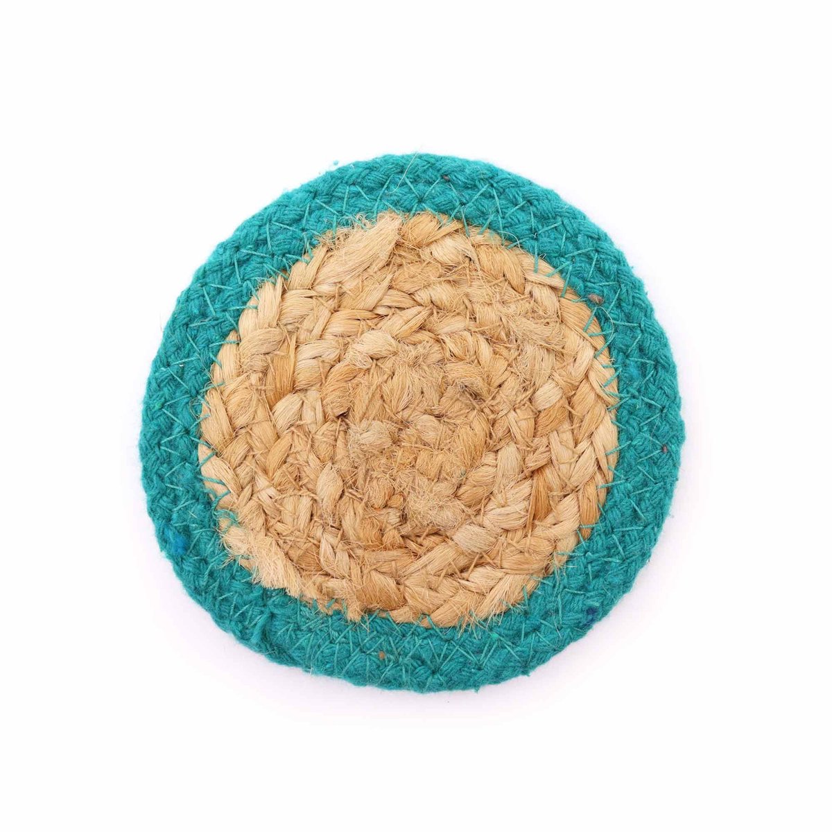 Ancient Wisdom - Decoratieve schaal - Jute en katoen multicolor 10 cm - onderzetter - edelsteenfragmenten - knutselproject - aquariums - terrariums