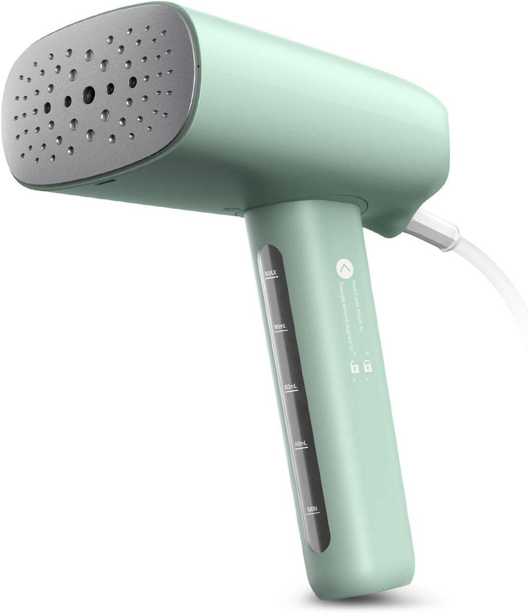 Reisstoomstrijkijzer 800W – Draagbare Stoomborstel met 110 ml Watertank – 40 sec Snelle Opwarming – Compact voor Thuis & Op Reis