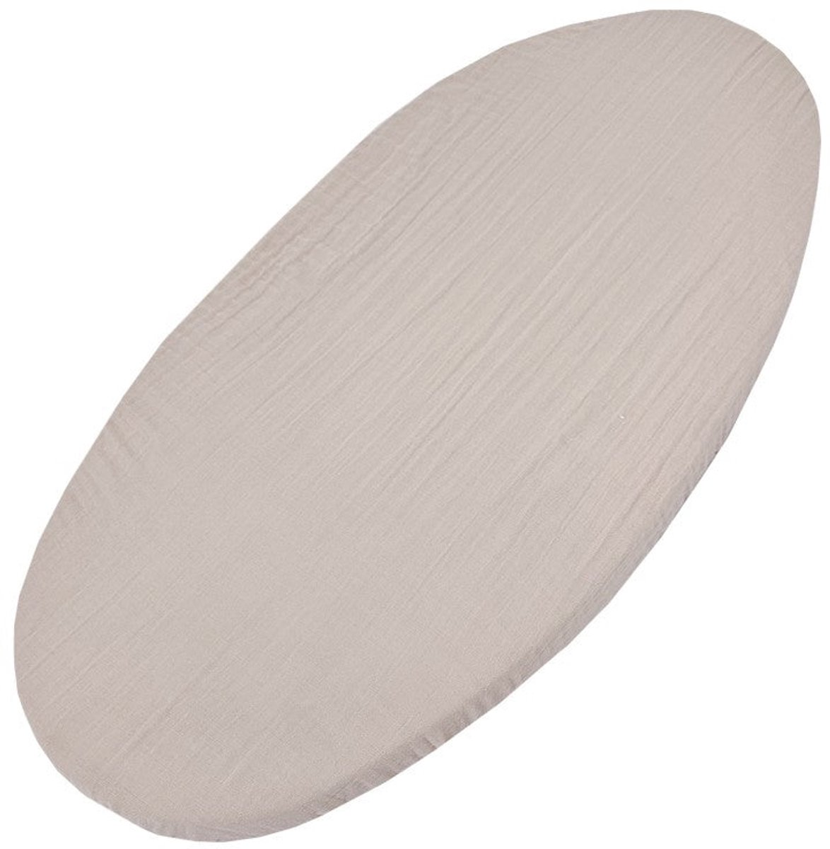 Muslin fitted sheet 40 x 80 cm beige
