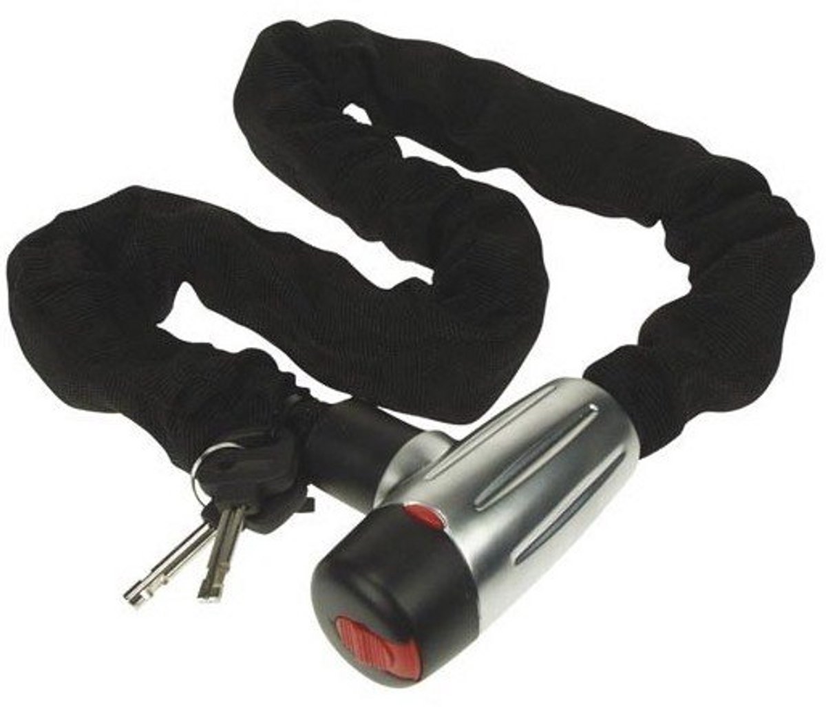 Stevig Kettingslot 8mm Dikte en 90cm Lengte met Sleutel - Fiets- en Motorbeveiliging