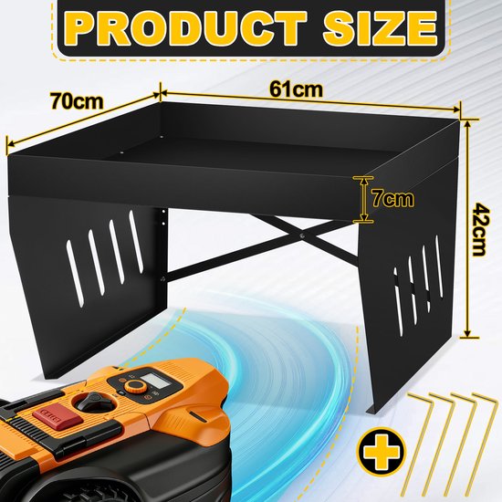 Garage voor grasmaaier Remise Robomove 78*60*34 cm Dak voor robotmaaier Garage voor robotmaaier — afbeelding 2