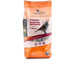 Premium zadenmix met insecten 1kg