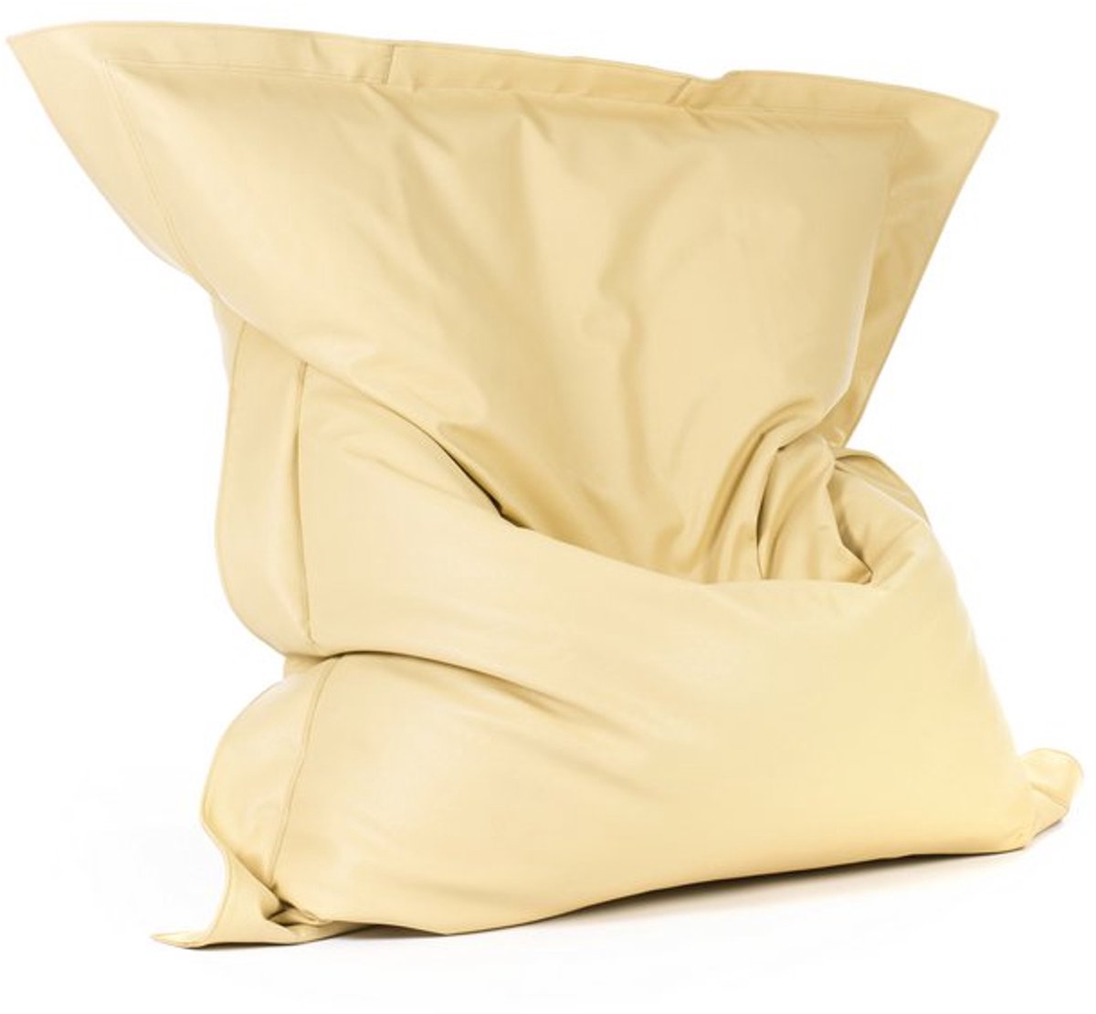 Sit On It Zitzak leatherlook Beige 165x140 Sit On It ....and Joy !! ZITTAS LEERLOOK - BEIGE