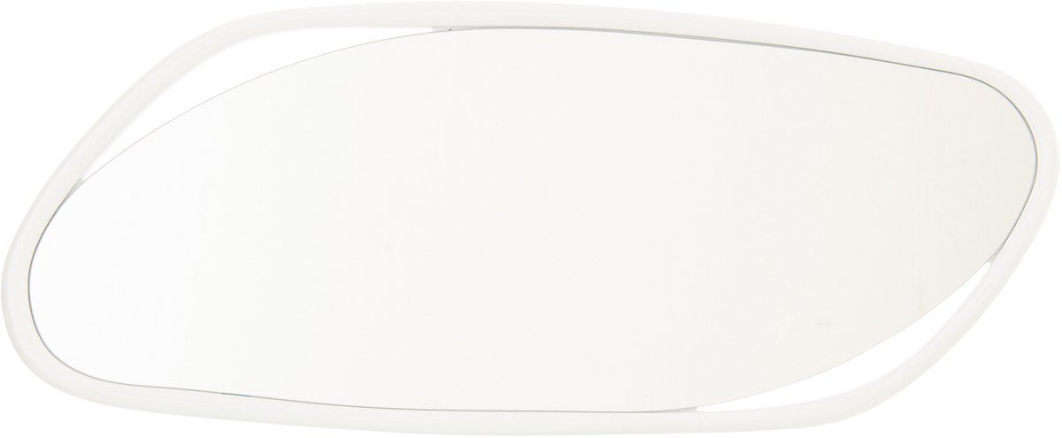 J-Line spiegel Onregelmatig - polyresin - wit