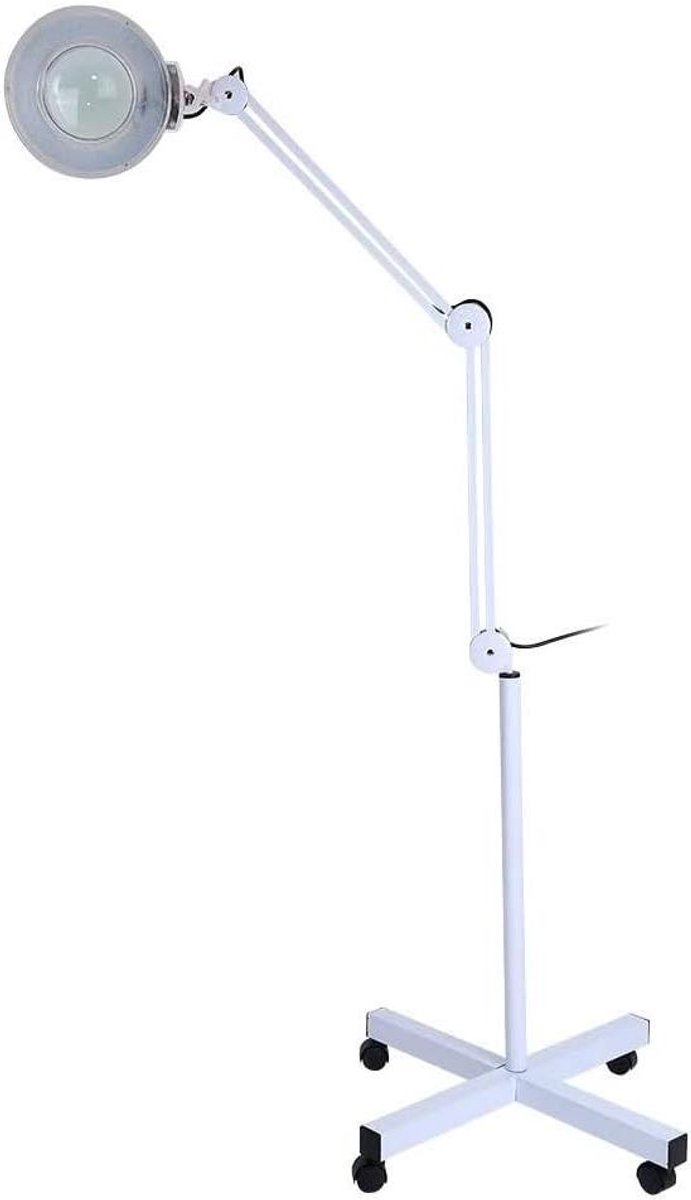 Led-vloerlamp met vergroting en inklapbaar design voor make-up en tatoeage