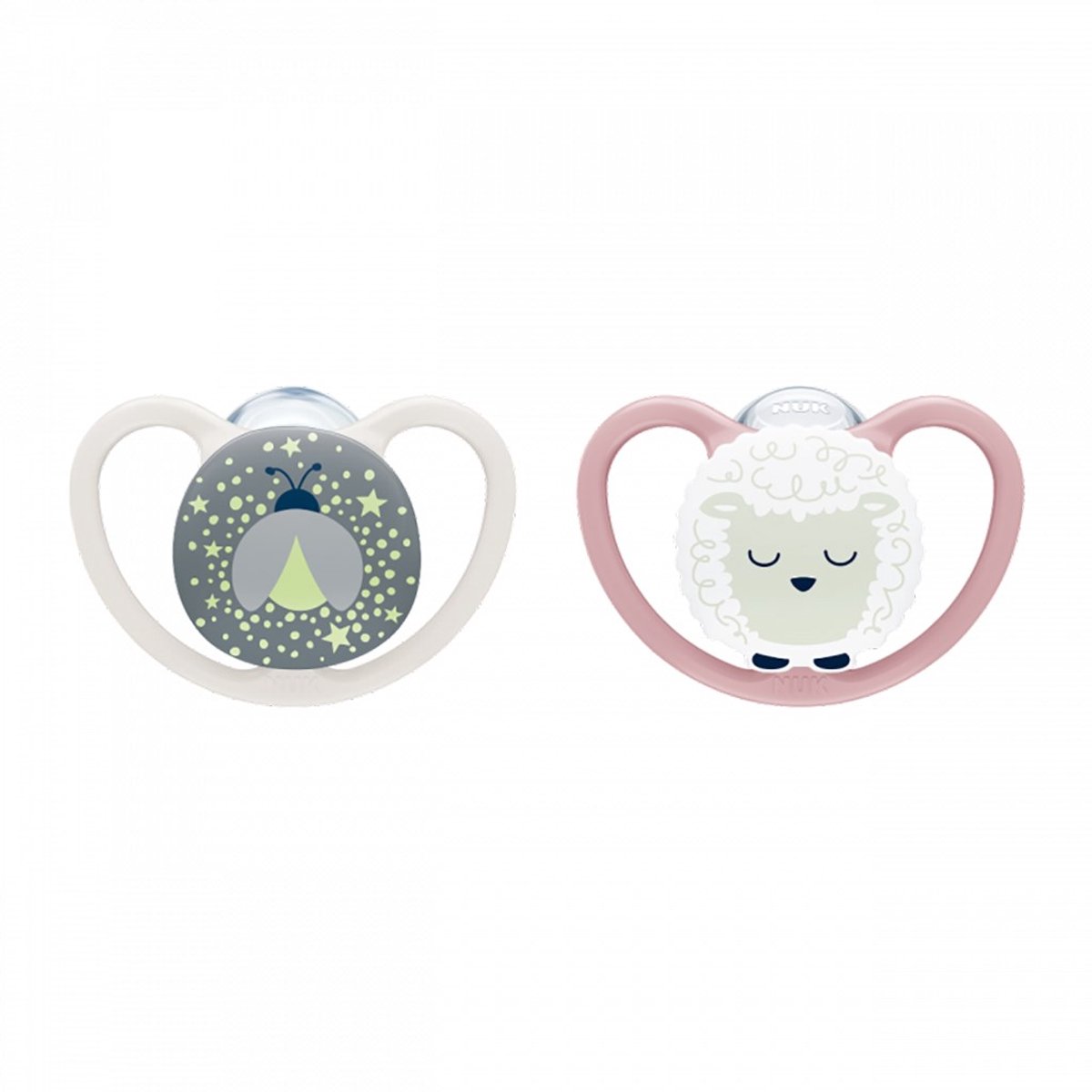 NUK Perfect Match Air Night fopspeen siliconen 6-18m 2st