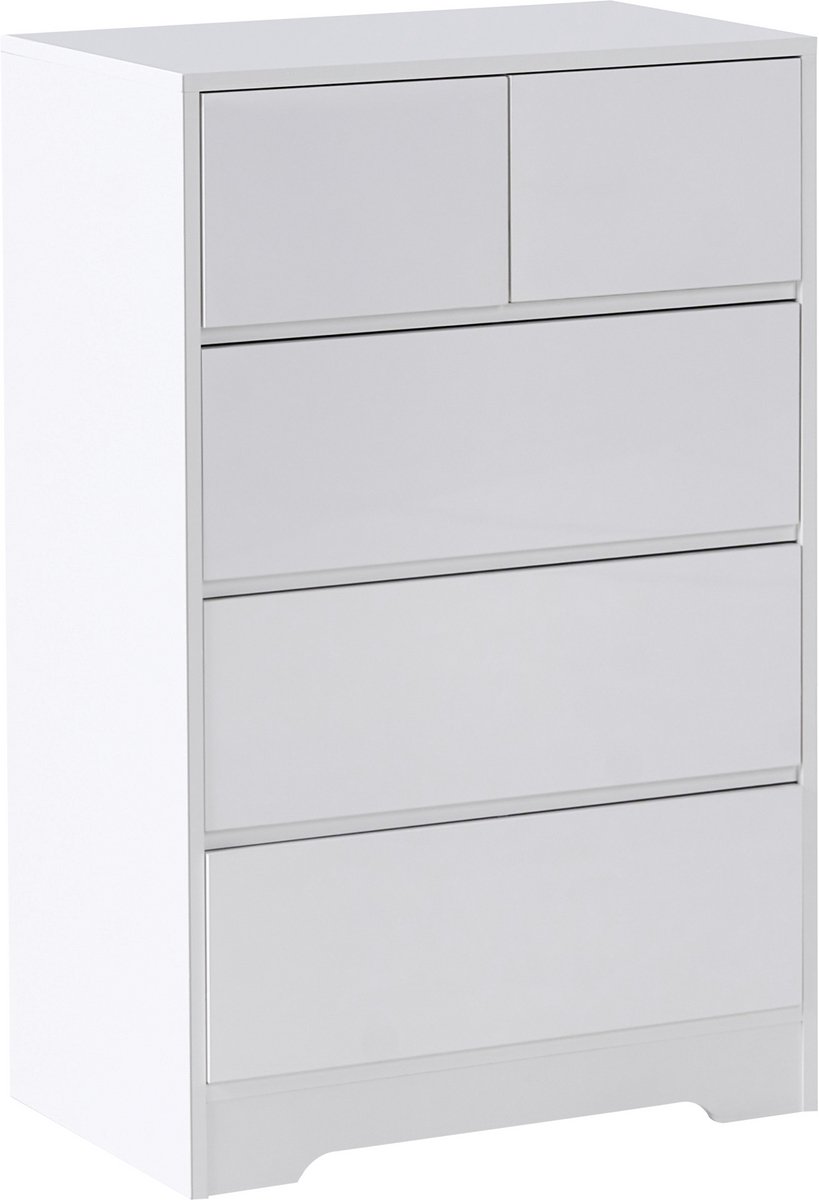 ALBERTA - Ladekast - Wit - MDF