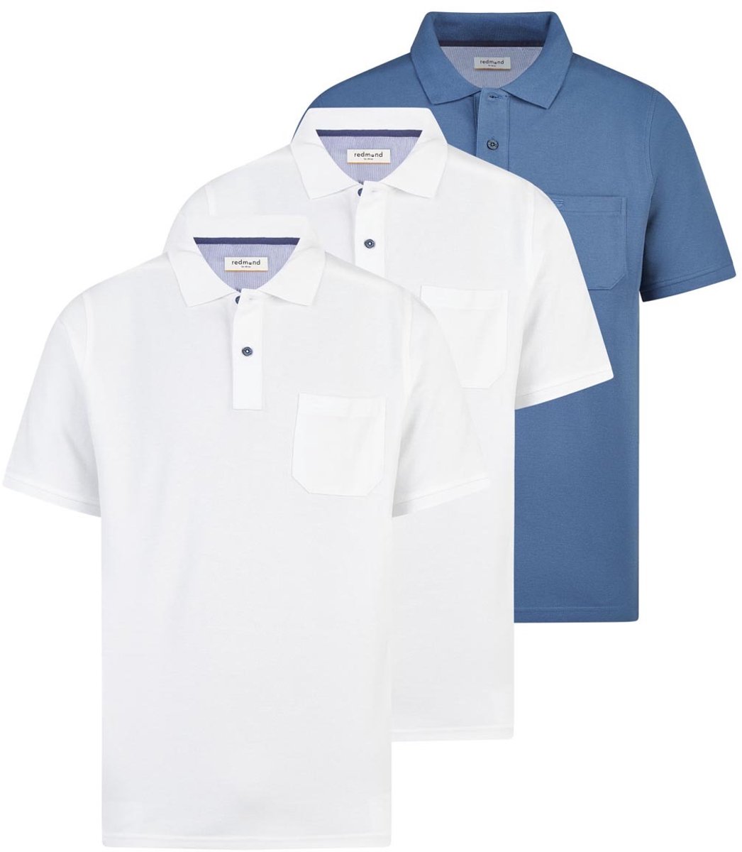 Redmond Heren poloshirt 3 pack Basic