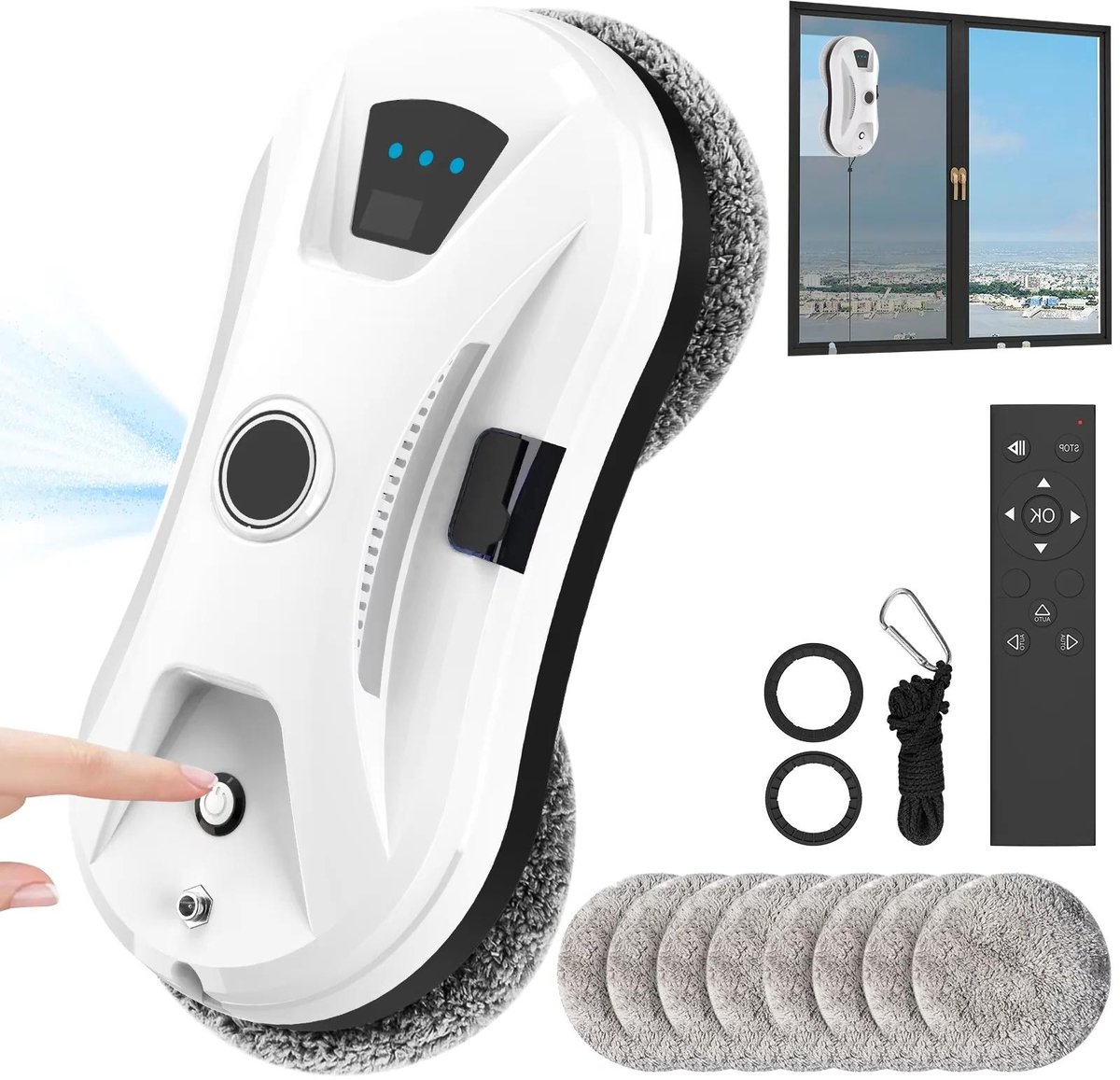 Allecto Robotstofzuiger Ultradun 5600PA met Automatische