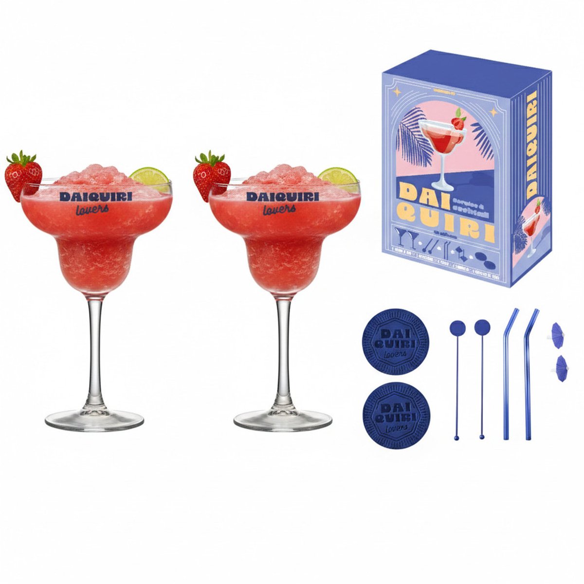 Cook Concept Daiquiri Cocktail Giftset - 10-delig - luxe cadeauset - glazen - vaderdag / moederdag