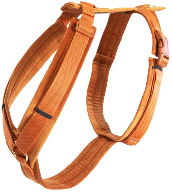 Kentucky Hondentuig Actief Velvet - Oranje XL - 48-70cm