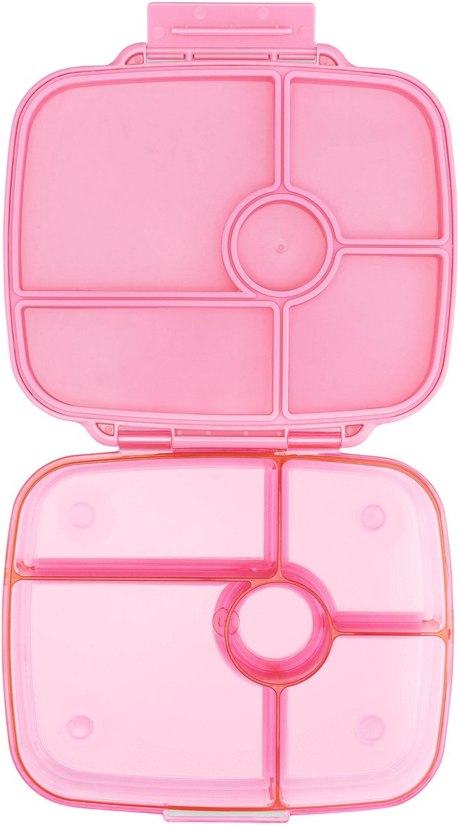 Yumbox Go - lekvrije Bento box broodtrommel - 5 vakken - Sydney Pink