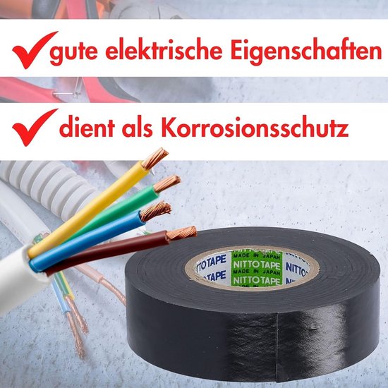 Vulkaniserende tape - 19mm x 5m Zelf vulkaniserende Tape -Nitto van Nitto — afbeelding 4
