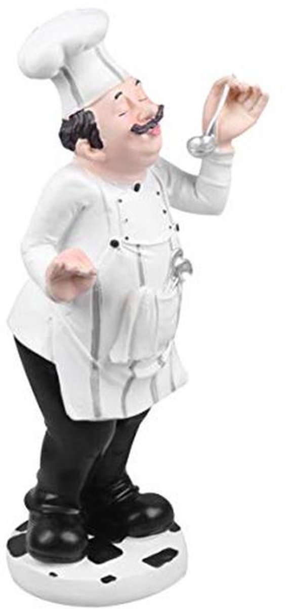 Decoratieve figuur chef-kok voor keuken en restaurant