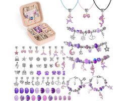 Armbandenmaakset voor meisjes - 66-delige sieradenset met kralen