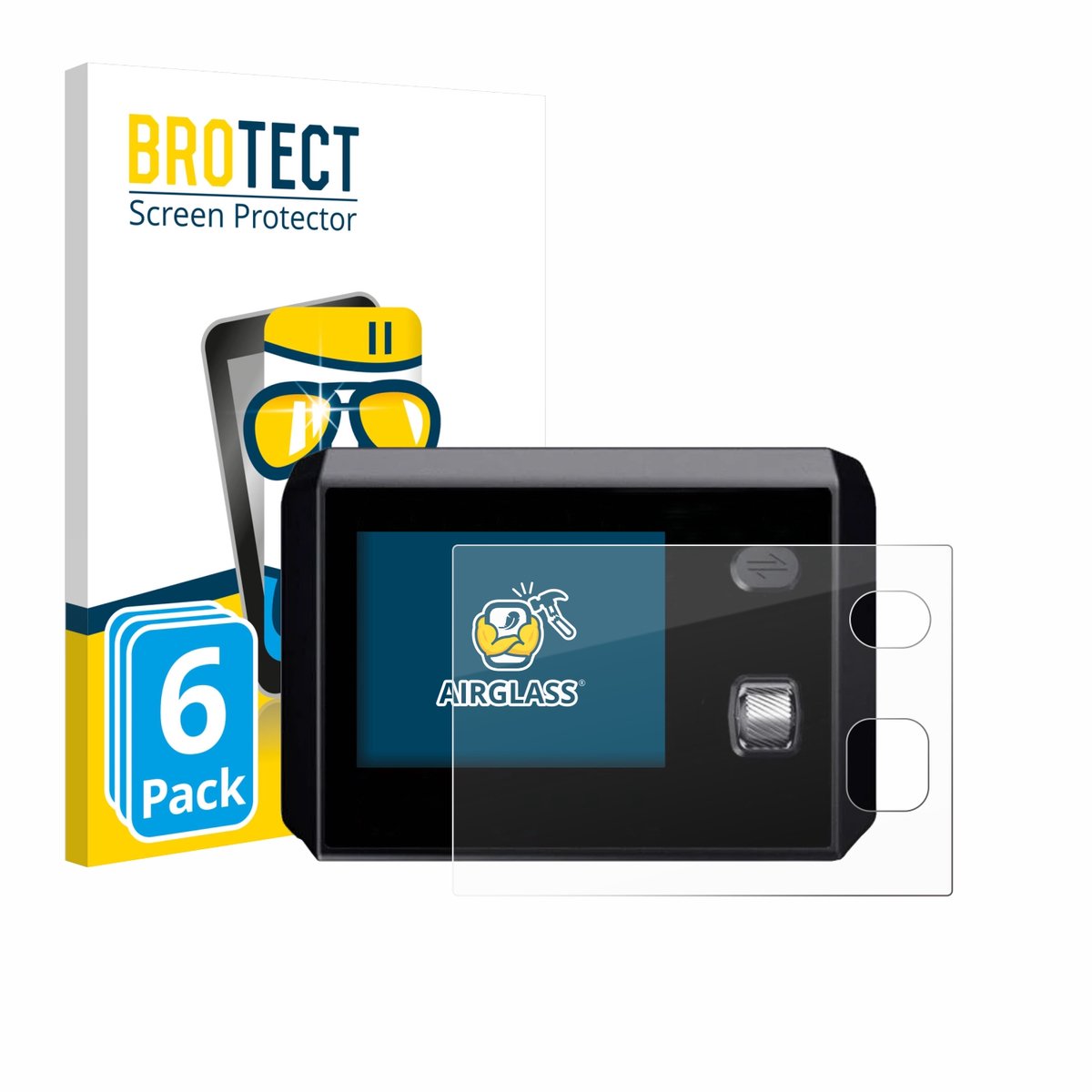 Screenprotector 6 Stuks voor SkyRC MC5000 Beschermglas transparant