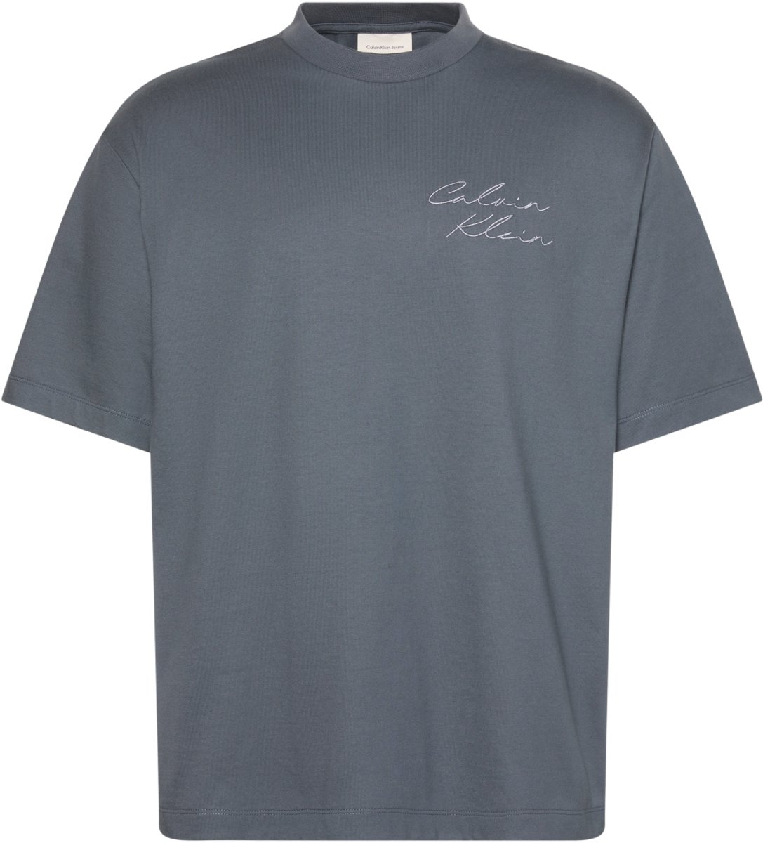 Calvin Klein T-shirt 16s April Graphic Se Lv04re828g Ckp Turbulence Mannen Blauw