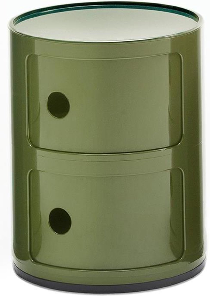 Componibili 2 lades green