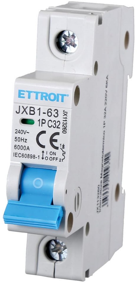 Automatische thermoschakelaar 1P monopolie 220V 6A 10A 16A 20A 25A